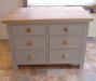 Freestanding Drawer Stack. The drawers in this island are fully telescopic and soft close      