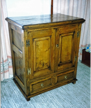 A picture of a television cabinet