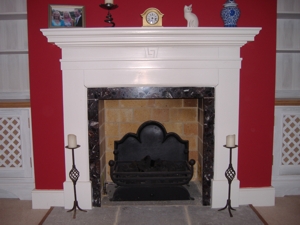 A picture of a fire surround